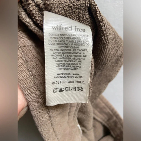 Wilfred Free Aritzia Organic  Cotton joggers oversized Sz S - Picture 7 of 10